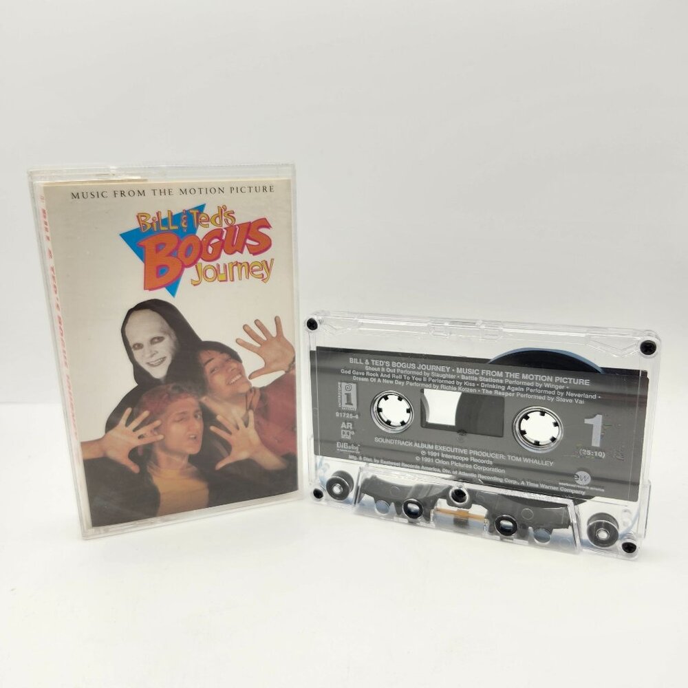 Bill And Teds Bogus Journey Soundtrack Cassette 1991 Interscope 7 91725-4
